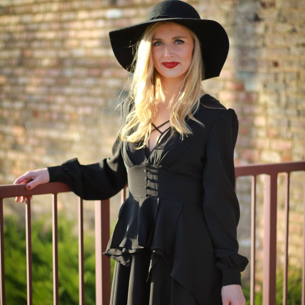 Black High Low Dress